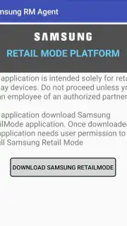Samsung Retail Mode captura 1