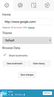RetroBrowser captura 2