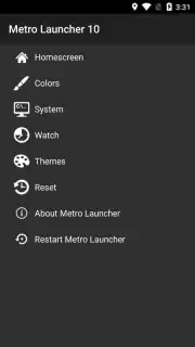 Metro Launcher 10 captura 4