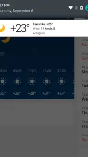 Yandex.Weather captura 5