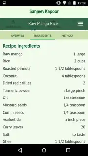 Sanjeev Kapoor’s Recipes captura 6