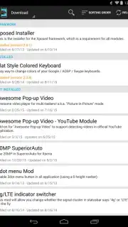 Xposed Installer captura 2