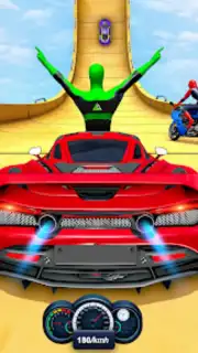 Superhero Car Stunt- Car Games captura 4