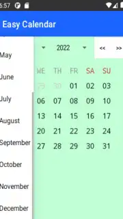 Easy Calendar captura 3