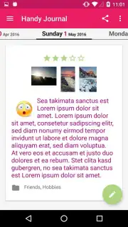 Handy Journal captura 2