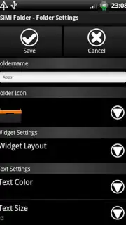SiMi Folder Widget captura 3