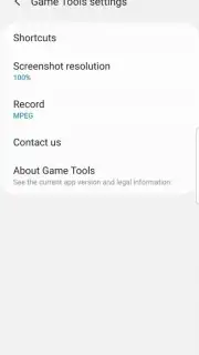 Samsung Game Tools captura 2