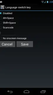 External Keyboard Helper Demo captura 2