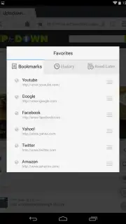 Du Browser for Tablet captura 4