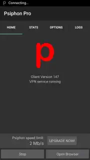 Psiphon Pro captura 10