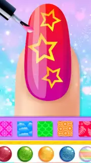 Nail Salon Game Girls Nail art captura 7