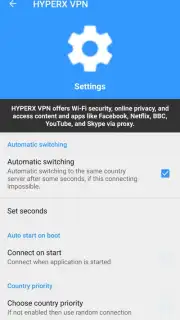 HYPERX VPN captura 4