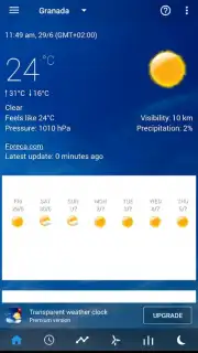 Transparent Clock Weather Cisco captura 7