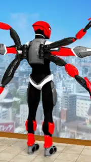 Black Spider Rope Superhero captura 11