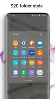 Cool S20 Launcher Galaxy OneUI captura 3