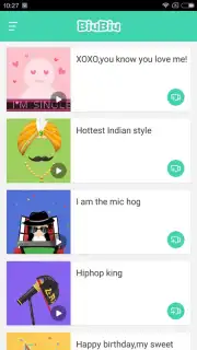 BiuBiu-Selfie Sticker Video captura 6