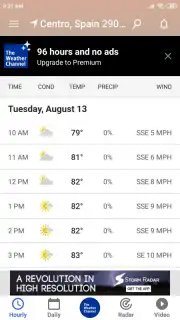 The Weather Channel captura 1