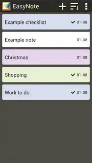 Bloc EasyNote Notepad captura 2