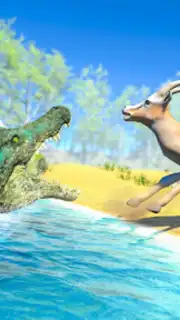 Wild Crocodile Family Sim Game captura 3