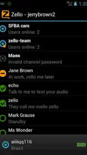 Zello Walkie Talkie captura 4