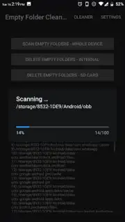 Empty Folder Cleaner captura 7
