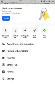 Yandex Navigator captura 2