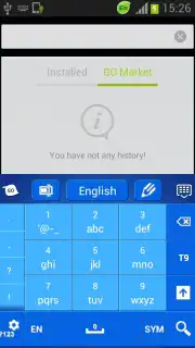 Blue Keyboard captura 2