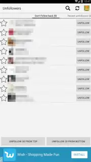 Unfollowers for Instagram captura 2