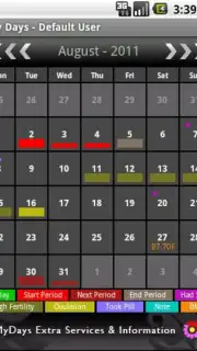 My Days - Period & Ovulation captura 1