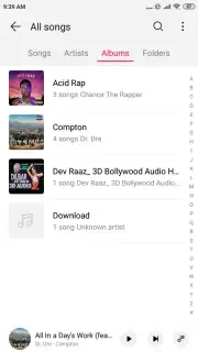 Huawei Music captura 1