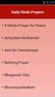 Daily Hindu Prayers captura 2