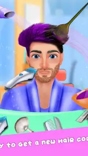 Barber Salon Beard & Hair Game captura 5