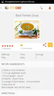 PetitChef, cooking and recipes captura 5