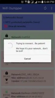 WiFi Dumpper ( WPS Connect )‏ captura 4