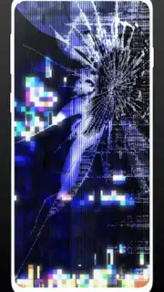 Prank Broken Screen Wallpaper captura 8