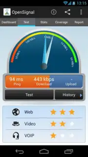 OpenSignal - 3G/4G/WiFi captura 4