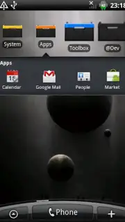 SiMi Folder Widget captura 1
