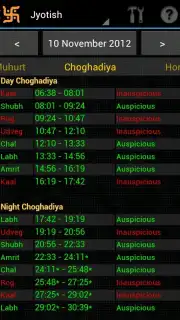 Hindu Calendar captura 10