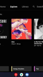 YouTube Music for Chromebook captura 3