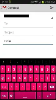 Pink Keyboard captura 11