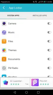 App Locker captura 3