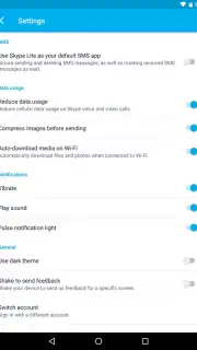 Skype Lite captura 1