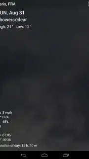 Digital Clock & World Weather captura 9
