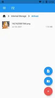 7Z - Files Manager captura 7