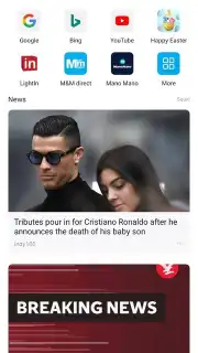 HUAWEI Browser captura 1