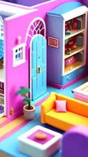 Doll House Design Doll Games captura 3