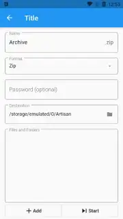 7Z - Files Manager captura 4