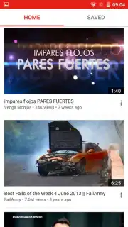 YouTube Go captura 1