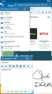 Floating Apps captura 3