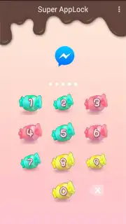 AppLock Theme Candy Sweety captura 7